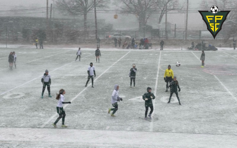 FPSC Chiefs Yellow play in snow
