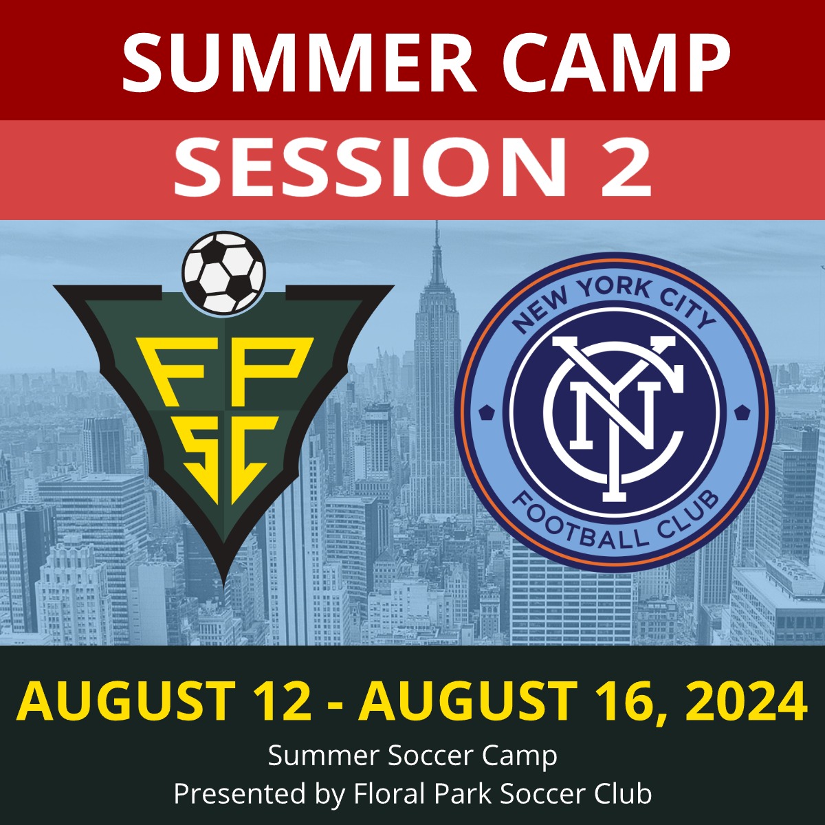 NYCFC Summer Camps August